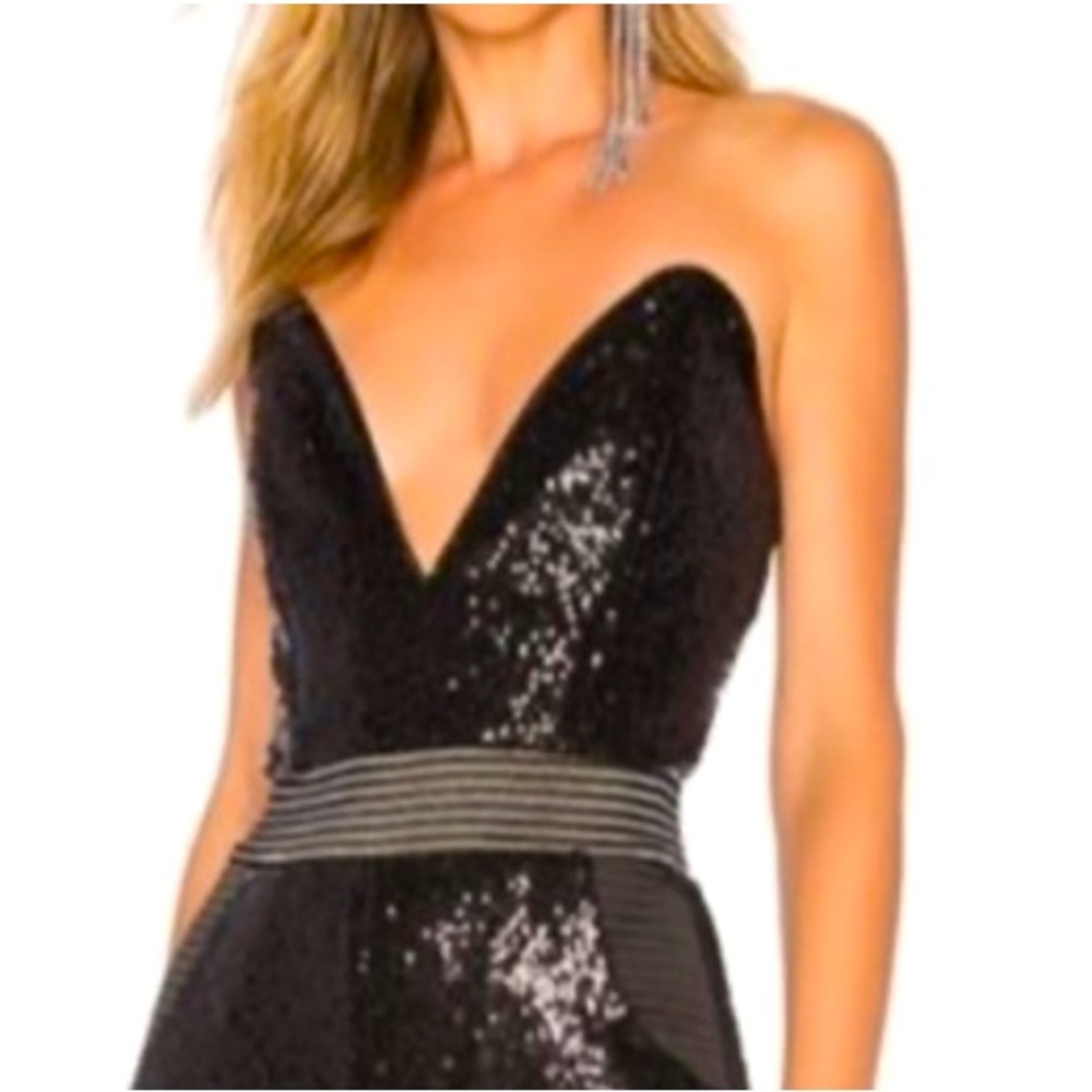Gorgeous deep sweetheart sequin midi cocktail dress -AU8 US 4. a 2 IMO